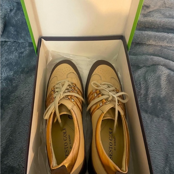 Women’s Sesto Leather Golf Shoes Size 7 - Picture 2 of 5